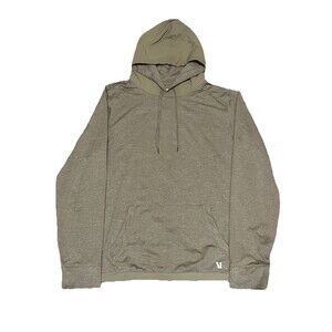 Vuori Sunday Element Hoodie V264 Pullover Performance Tan Heather Men’s Large